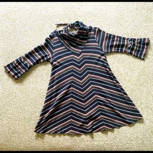 Anthropologie New Romantics striped dress